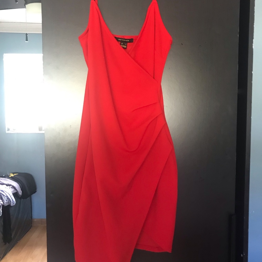 Red mini party dress. Size small